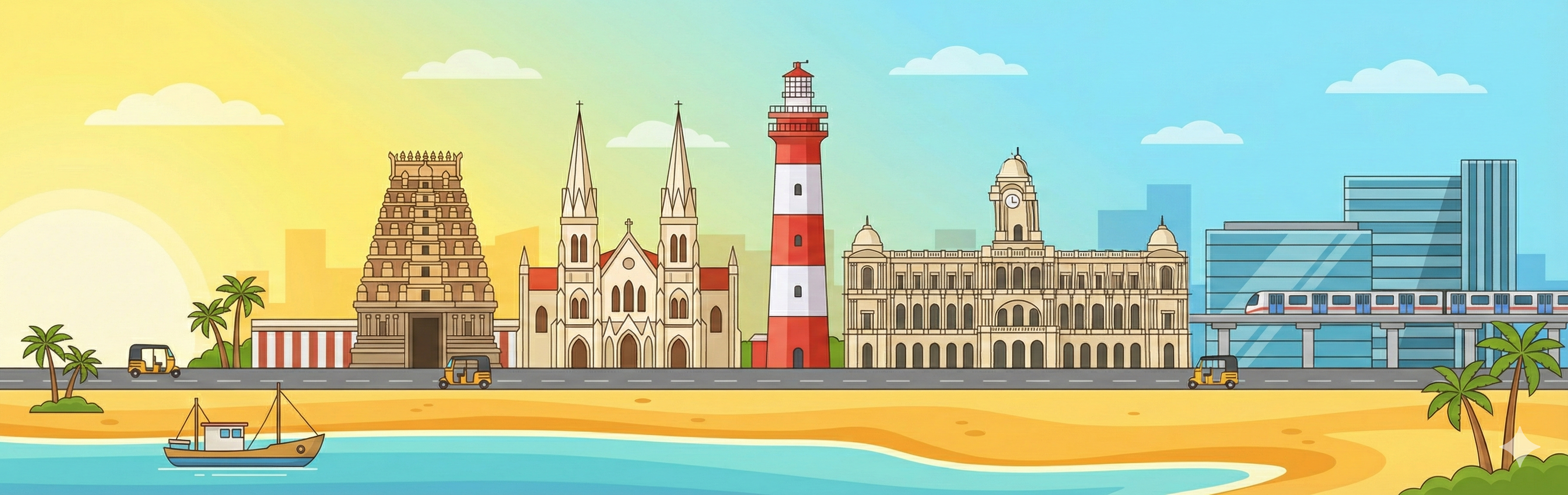 Chennai to Secunderabad cab route