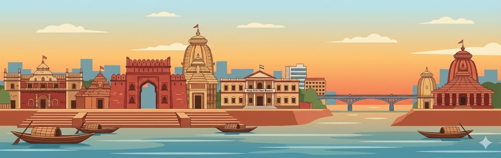 Cuttack to Puri cab route