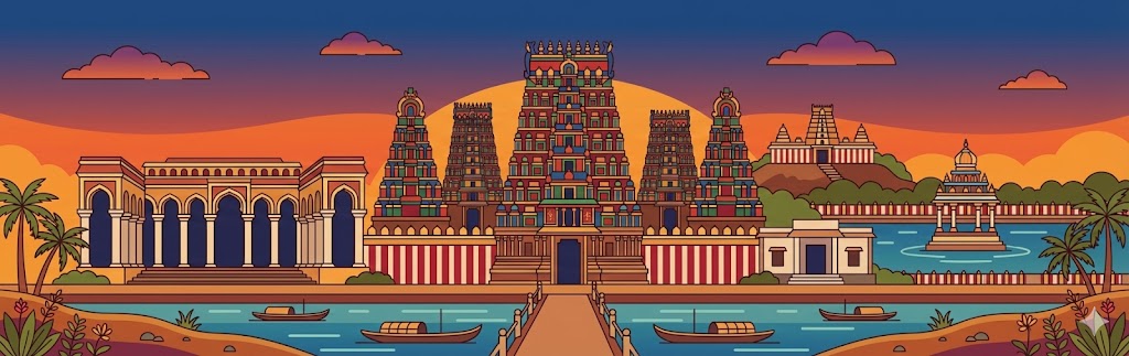 Madurai to Vellore cab route