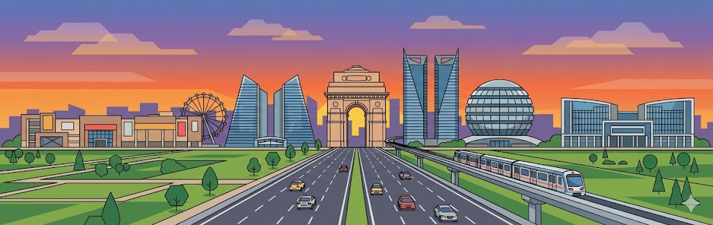 Noida to Gurugram cab route
