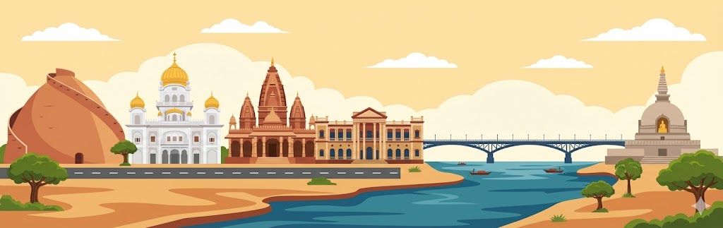 Patna to Lucknow cab route