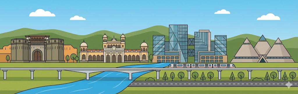 Pune to Surat cab route