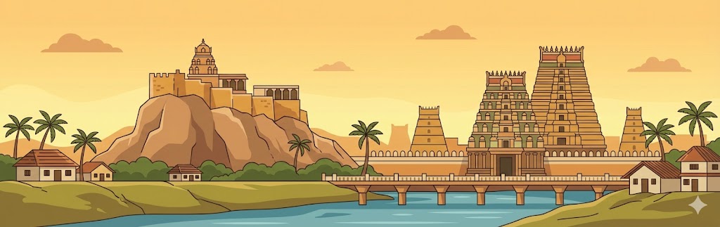 Tiruchirappalli to Vellore cab route